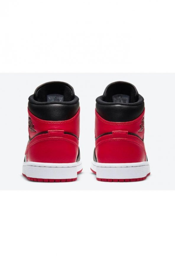 Nike Air Jordan 1 Mid Erkek Spor Ayakkabı 554724-074 - 6