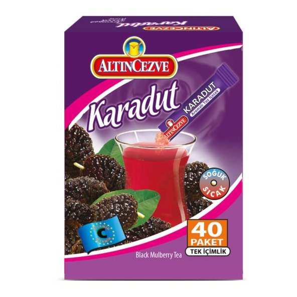 Altıncezve Karadut Aromalı Tek İçimlik İçecek Tozu 40 x 1.5 Gr