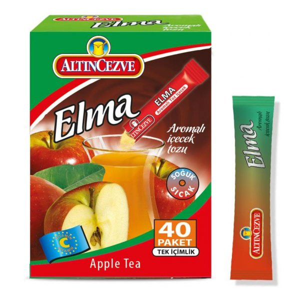 Altıncezve Elma Aromalı Tek İçimlik İçecek Tozu 40 x 1.5 Gr - Resim 3