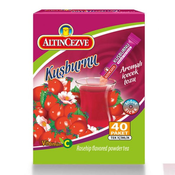 Altıncezve Kuşburnu Aromalı Tek İçimlik İçecek Tozu 40 x 1.5 Gr