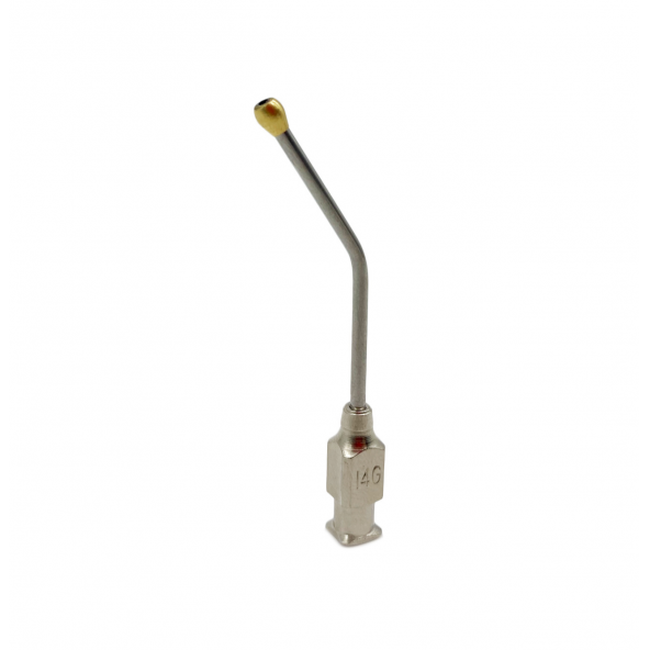 Kuş Besleme Kanülü. 14G. 2.0x50 mm. Eğri - 2
