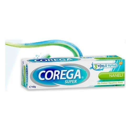 Corega Diş Protezi Yapıştırıcı Krem Naneli 40 gr