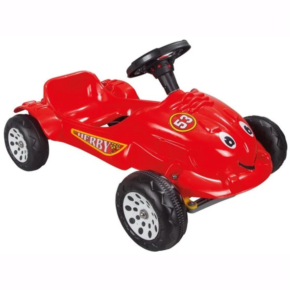 Pilsan Herby Pedallı Araba Kırmızı 07302 - 2
