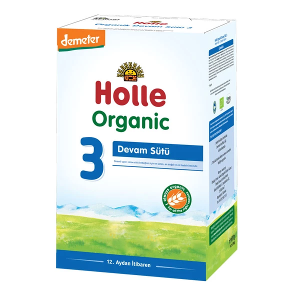 Holle Organik 3 Büyüme Sütü 600 gr 12-36 Ay - 2