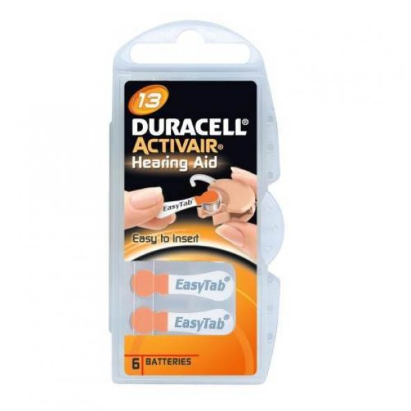 Duracell Activair 13 Kulaklık Pili 6 lı