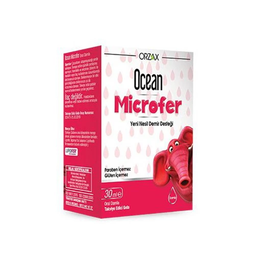 Orzax Ocean Microfer Takviye Edici Gıda 30 ml