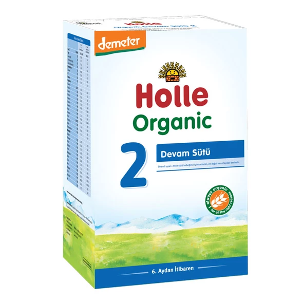 Holle Organik 2 Devam Sütü 600 gr 6-12 Ay - 1