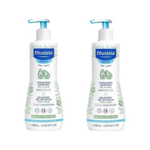 Mustela Gentle Cleansing Gel 500 ml-2 Adet