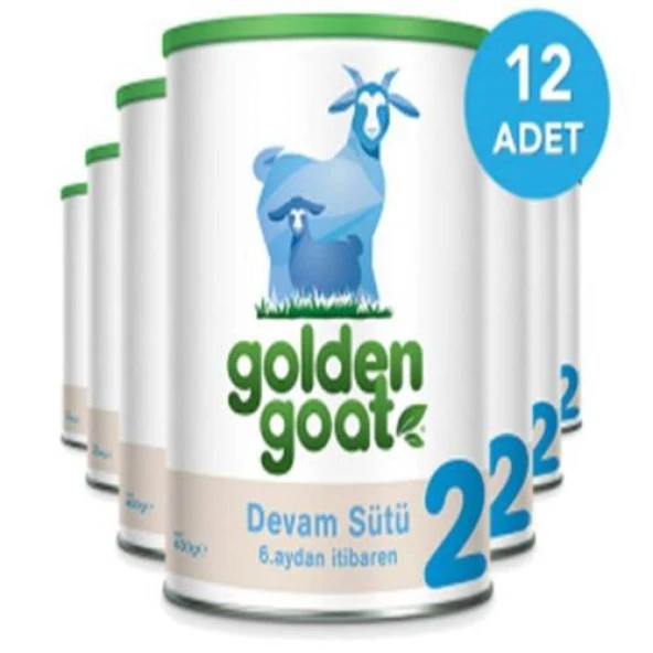 Golden Goat 2 Keçi Sütü Bazlı Mama 12 Adet