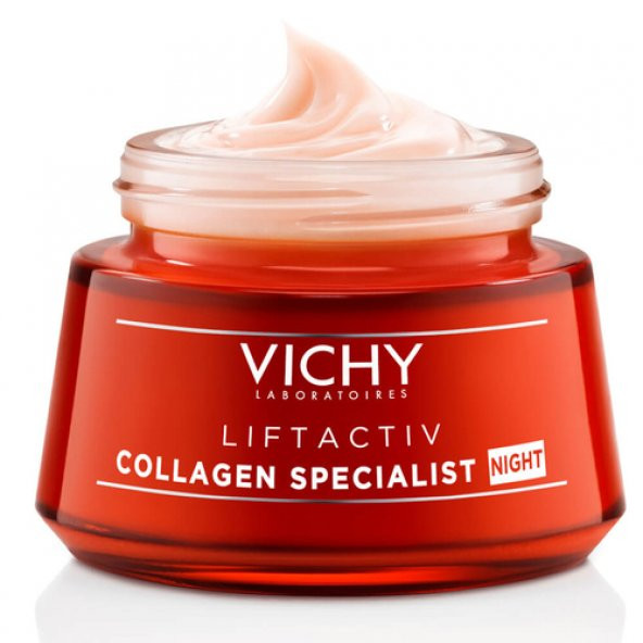 Vichy Liftactiv Collagen Specialist Yaşlanma Karşıtı Gece Bakım Kremi 50 ml