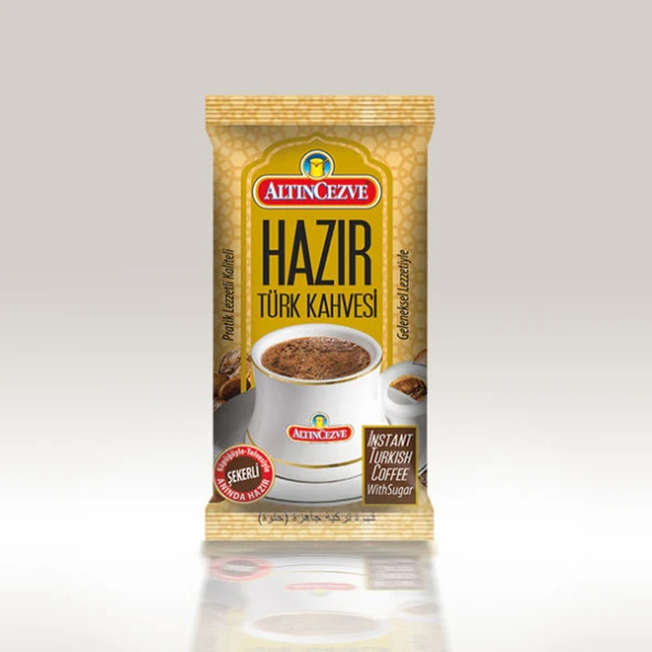 Altıncezve Hazır Türk Kahvesi Şekerli 20' li Paket (20 Adet x 11 Gr) - 3