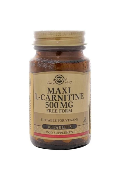 maxi l carnitine 500 mg PTTAVM: Solgar Maxi L-Carnitine 500 mg 30 Tablet