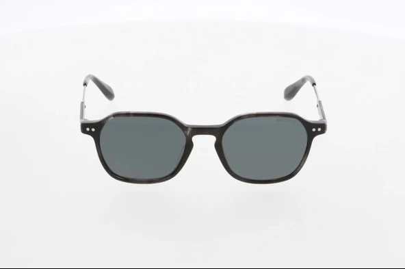 Erkek Güneş Gözlüğü - Geometrik Füme Kemik Çerçeve Füme Cam %100 UV Koruma MU2280