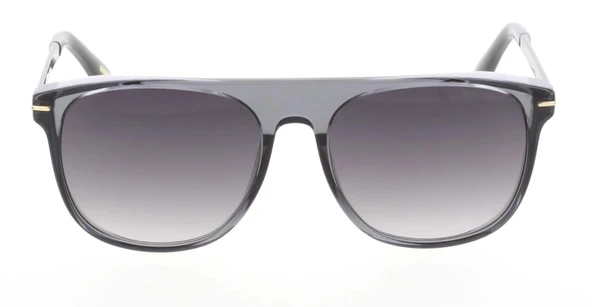 Erkek Güneş Gözlüğü - Kare Füme Kemik Çerçeve Füme Degrade Cam, UV400 MU2503