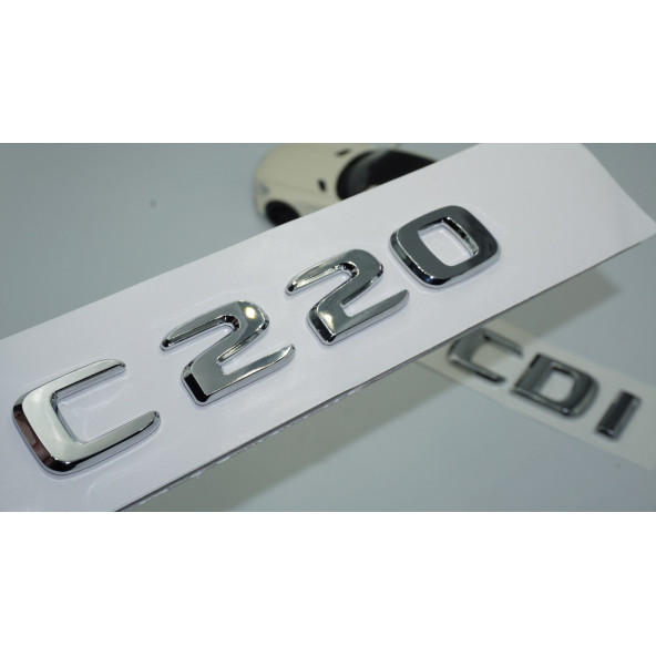 DK Tuning Benz C220 CDi Bagaj Krom ABS 3M 3D Yazı Logo