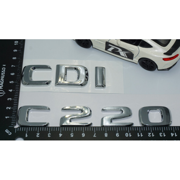 DK Tuning Benz C220 CDi Bagaj Krom ABS 3M 3D Yazı Logo - 4