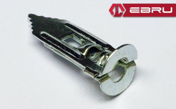 Ebru Metal Alçıpan Dübel Kısa - 28 mm - 10 Adet - 4 mm Vida için