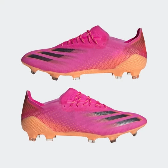 Adidas X Ghosted.1 Çim Saha Kramponu - Pembe FW6897 (P-27)
