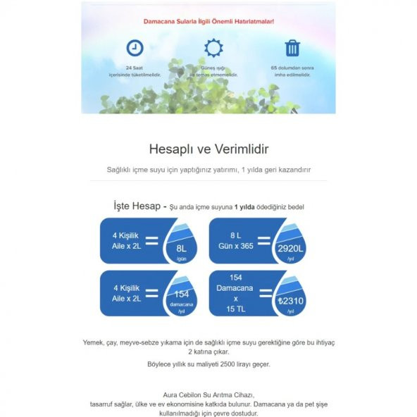 İhlas Aura Cebilon Silver Su Arıtma Cihazı - 4