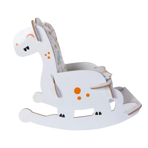 Ahşap Sallanır Çoçuk Sandalyesi Çocuk Koltuk Bebek Koltuk Sandalye - 3