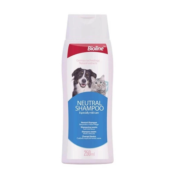 Bioline Kedi Ve Köpekler İçin Doğal Şampuan 250 Ml ürün görseli 1