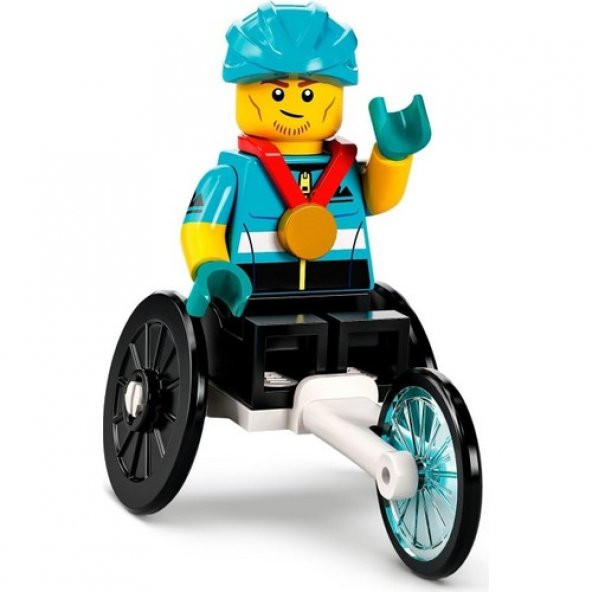 LEGO 71032-12 Mini Figür Seri 22 Wheelchair Racer