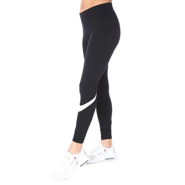 Nike CZ8530-010 Sportswear Essential Swoosh Leggings Kadın Tayt