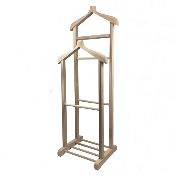 Melada Mobilya Çift Tepeli Dilsiz Uşak Ham Cilasız - 3