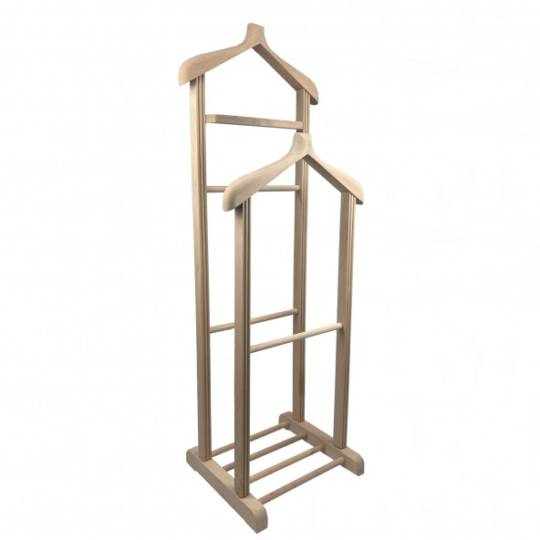 Melada Mobilya Çift Tepeli Dilsiz Uşak Ham Cilasız - 4