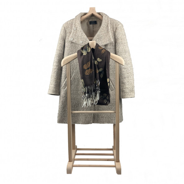 Melada Mobilya Çift Tepeli Dilsiz Uşak Ham Cilasız - 5