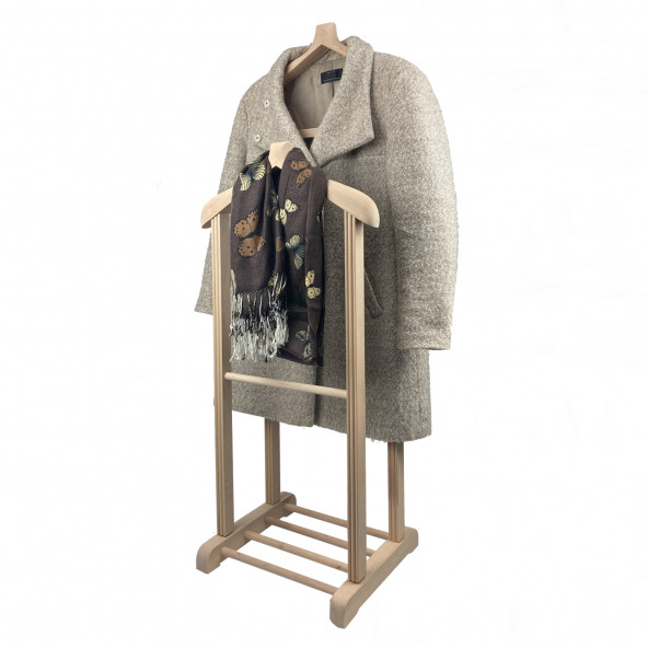 Melada Mobilya Çift Tepeli Dilsiz Uşak Ham Cilasız - 6