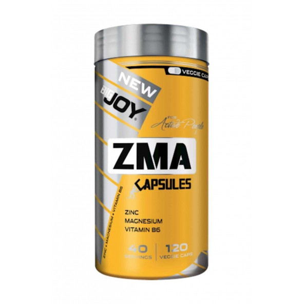 Bigjoy Sports Zma 120 Kapsül Magnezyum, Çinko, B6 Vitamin