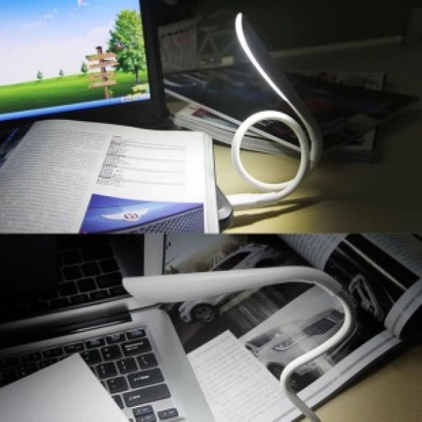 SEMCO USB girişli 14 ledli kitap okuma başlıklı 3 Kademeli Dokunmatik Masa Lambası Kitap Okuma Lambası