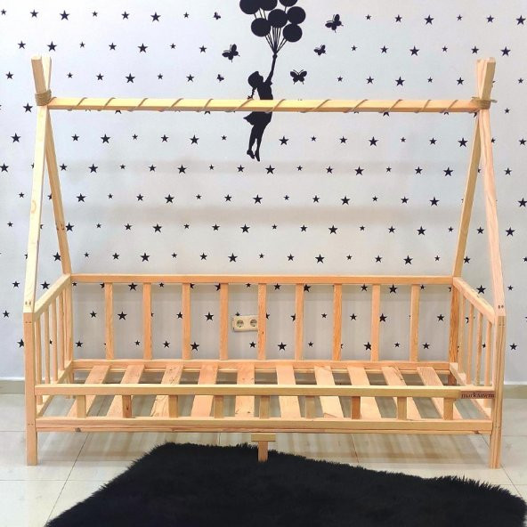 Markaawm Montessori Yatak Doğal Ahşap Çocuk Yatak Nirvana - 5