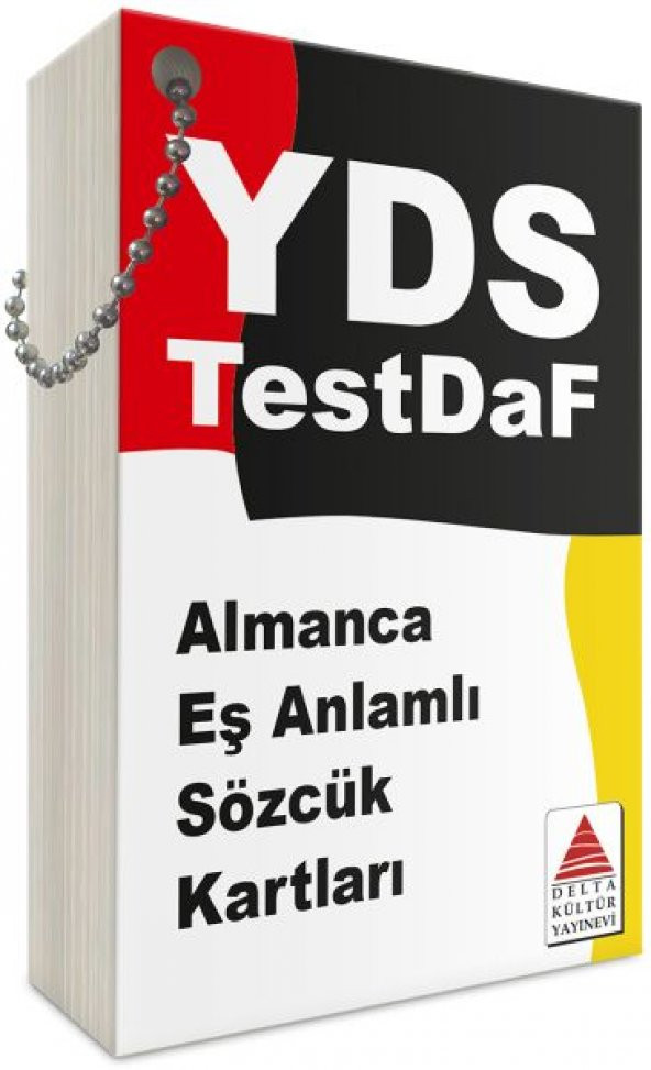 Delta Kültür Almanca Eşanlamlı Sözcük Kartları  YDS TestDaF