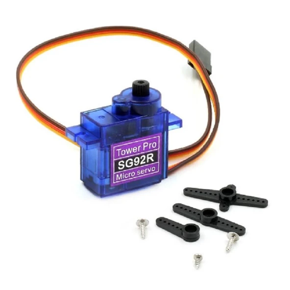 SG92R 2.5kg 4.8V Mikro Servo Motor RC Uçak, RC Araba - 2