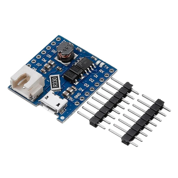 Wemos D1 Mini Lithium Batarya Şarj Kartı V1.1 Tek Lityum Pil Şarj Ve Boost İçin