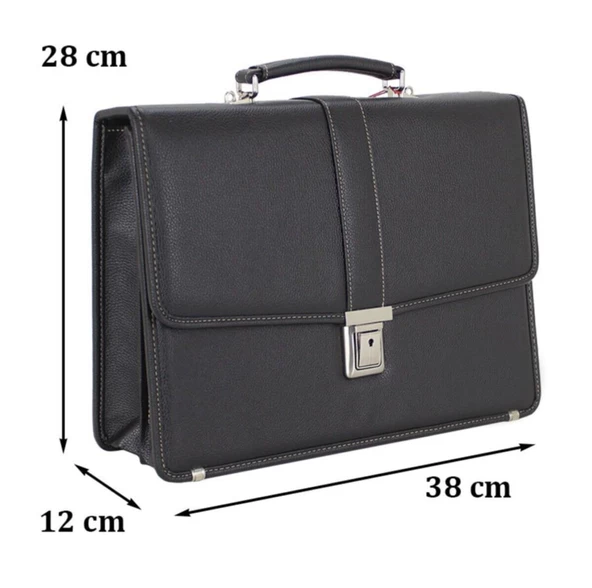 Deri Evrak Çantası Omuz Askılı 8683255010080 - 5