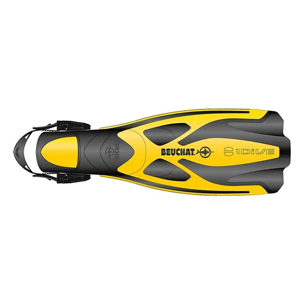 BEUCHAT Palet Açık 1DIVE Sarı