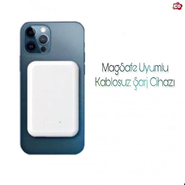 iPhone 12 - iPhone 13 Uyumlu MagSafe 6000 mAh Kablosuz Powerbank