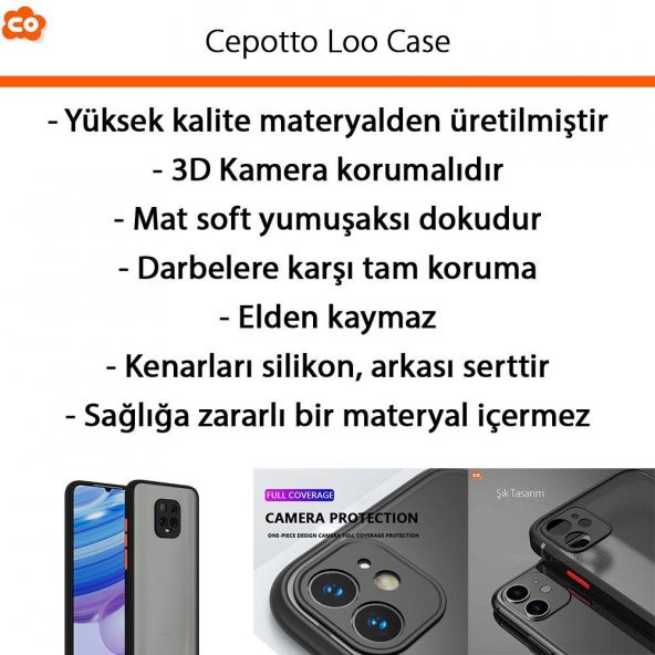 Samsung Galaxy A51 Kılıf - Loo Case Mat Kamera Korumalı Soft Kılıf - 3