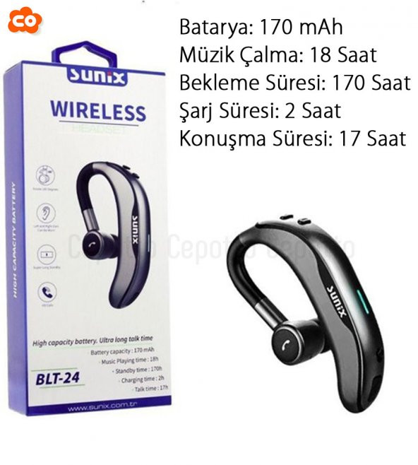 Hook Wireless Bluetooth Kulak Arkası Kulaklık - 3