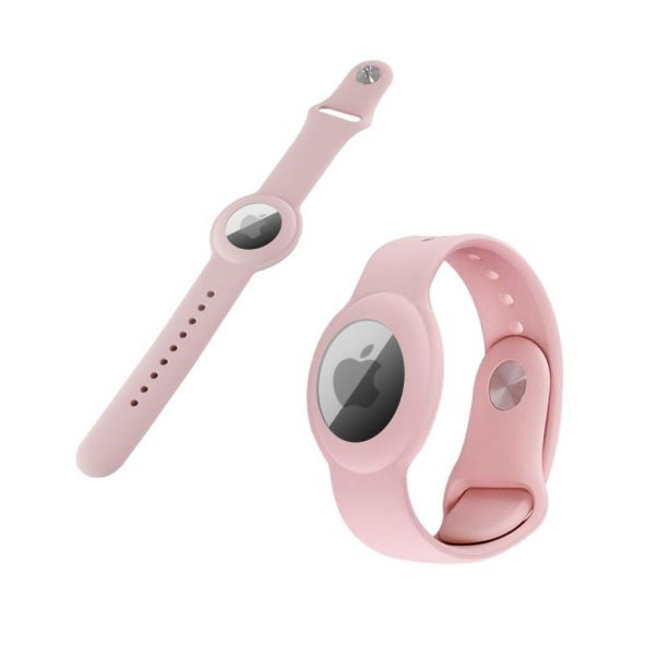 Apple AirTag Bileklik Kılıf Kordon Liquid Band Soft Yumuşak Doku - 2