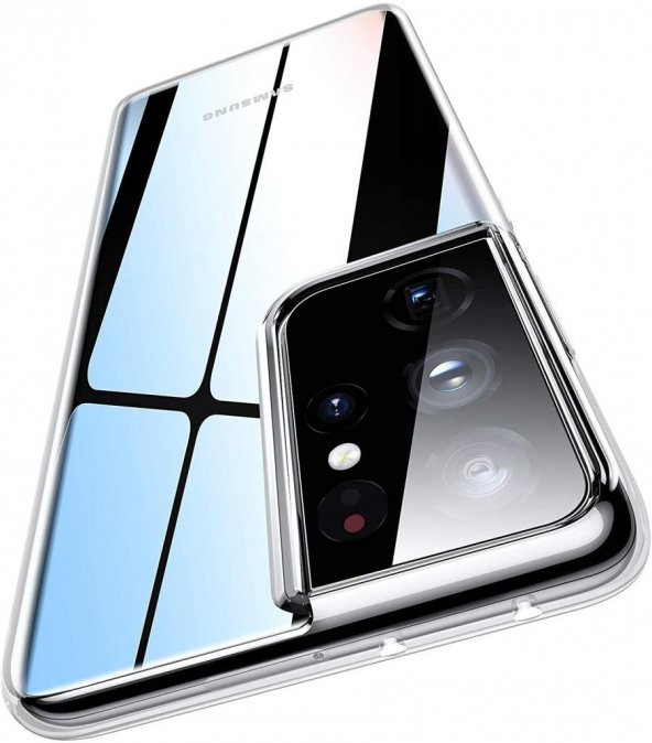 Samsung Galaxy S21 Ultra Kılıf (6.8) -Silky Clear Şeffaf Silikon