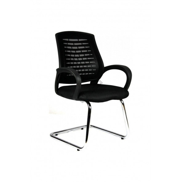 CLK Fileli Ofis Koltuğu U Krom Ayak Bekleme Misafir Koltuğu