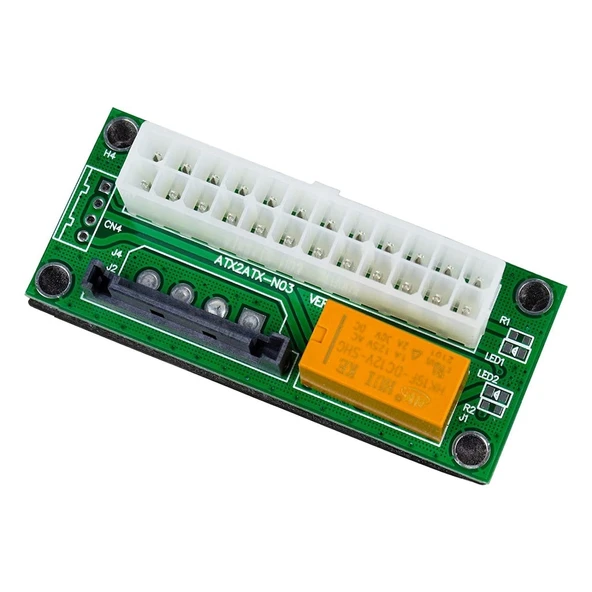 Add2PSU ATX - SATA Molex 24 Pin Güç Kaynağı Bağlantı Adaptörü