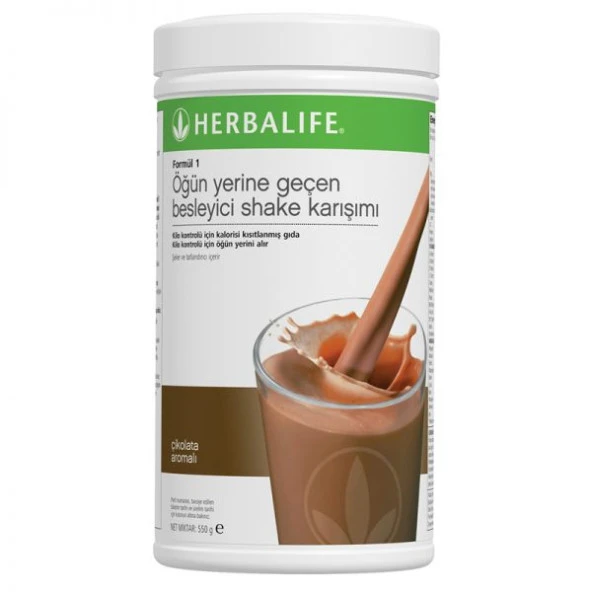 Herbalife Shake Formül 1 Çikolata Aromalı 550 gr