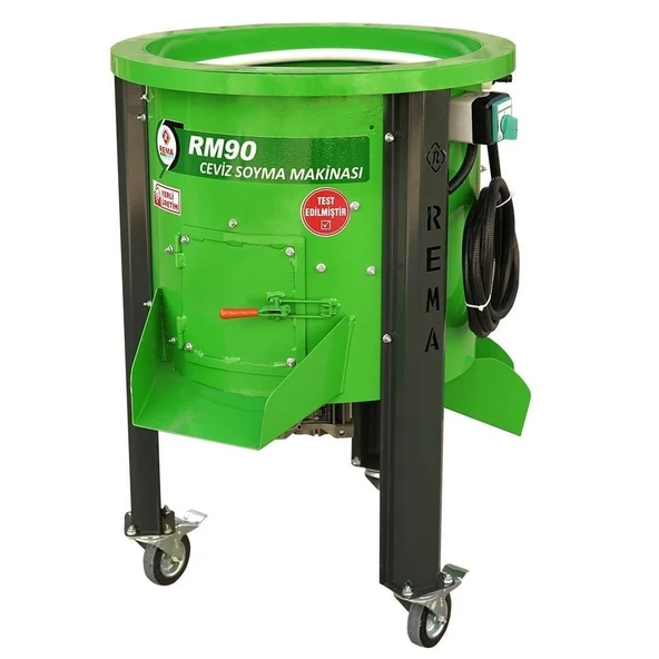 Rema RM90 Sabit Devirli Ceviz Soyma Makinesi 50KG/90L 220V