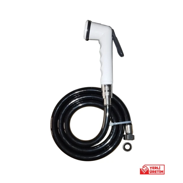 Plasyay Düz Hortum Tekne Karavan Yat Yıkama Hortumu Şattaf (Bide ) Başlıklı Tetikli Setler - 5