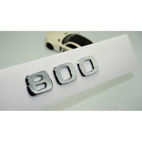 DK Benz 800 BRABUS Bagaj Krom ABS 3M 3D Yazı Logo